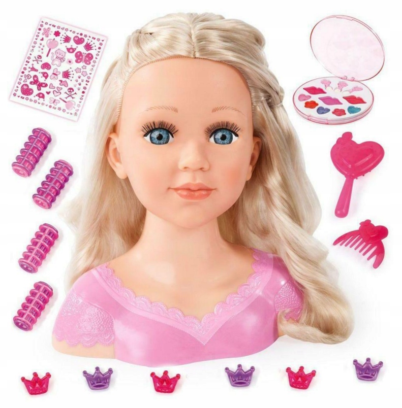 Bayer Design Głowa do stylizacji i makijażu Charlene Super Model (blond)