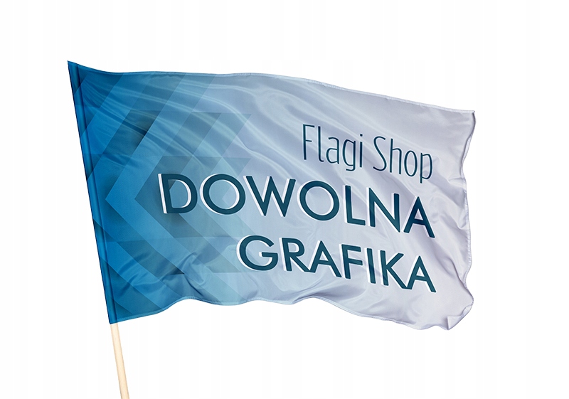 FLAGA REKLAMOWA 150x90 cm Firmowa Nadruk Napis Logo + PROJEKT GRATIS EAN (GTIN) 5903896192383