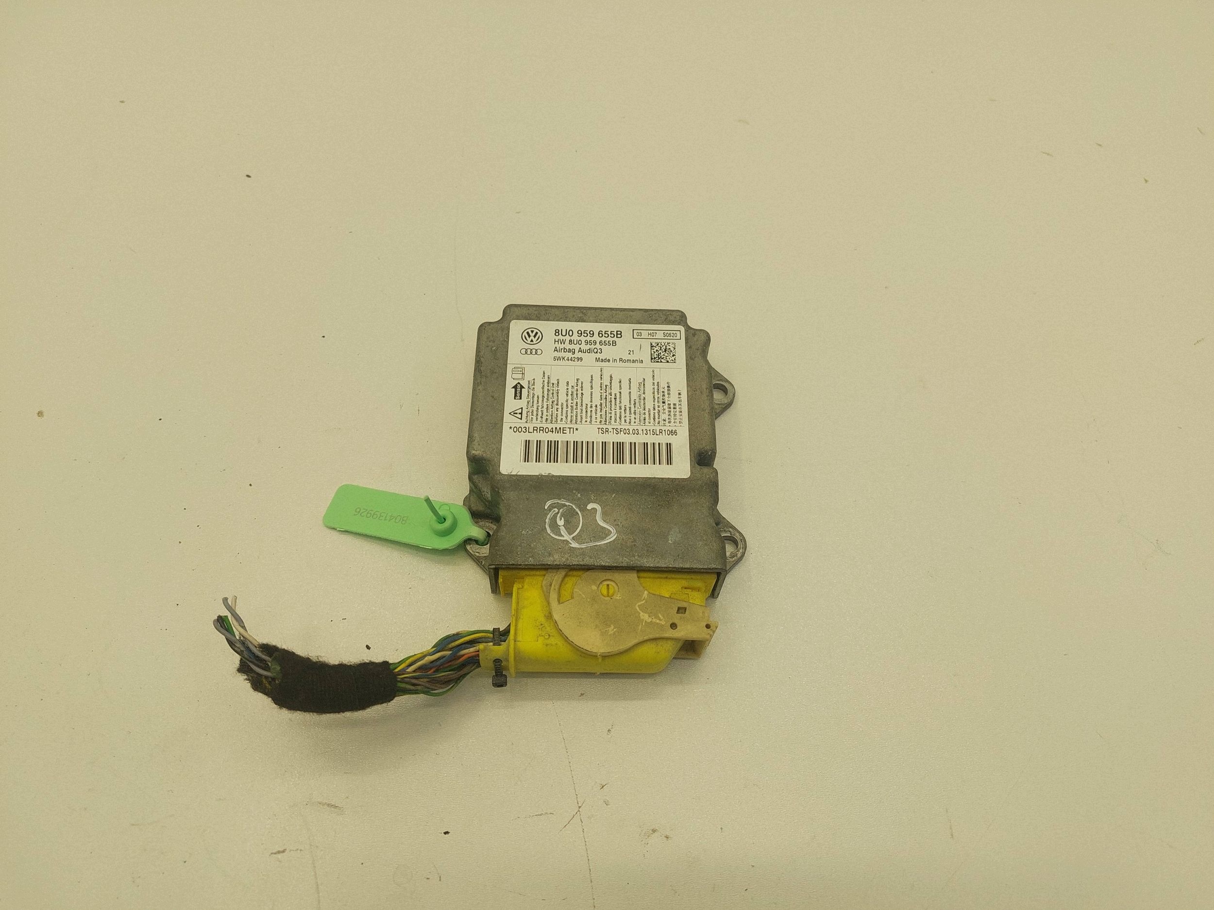 AUDI Q3 8U modul SENSOR airbag 8U0959655B
