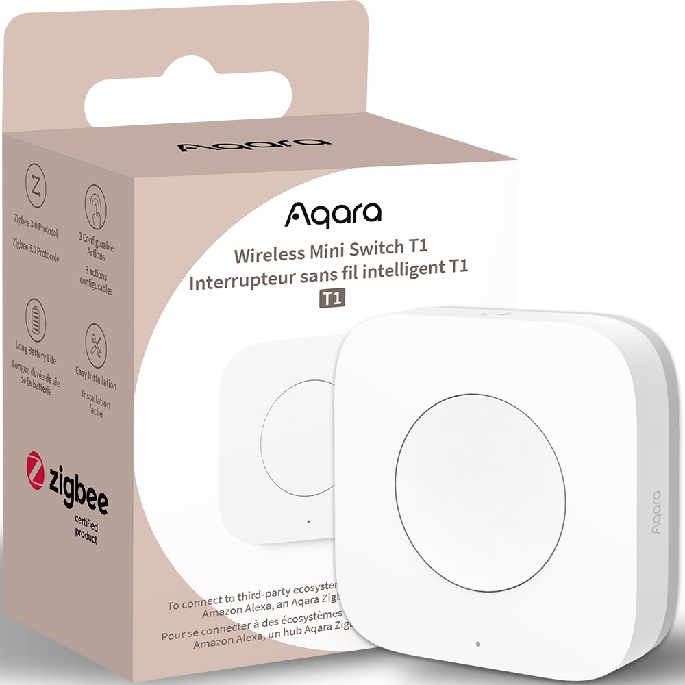 Přepínač Aqara Wireless Mini Switch T1 ZigBee