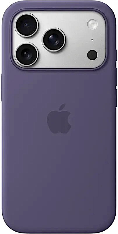 Silikonové pouzdro na iPhone 17 Pro Fialová mlha Silicone Case Purple Fog