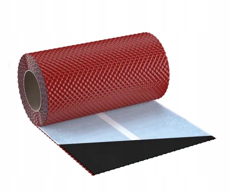 Eurovent Flex 3D komínová páska hliníková 30 cm x 5 m Ral 3011 červená