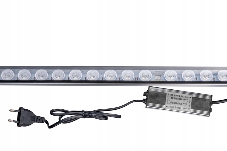 

Lampa Led grow listwa do roślin 85cm 36W białe