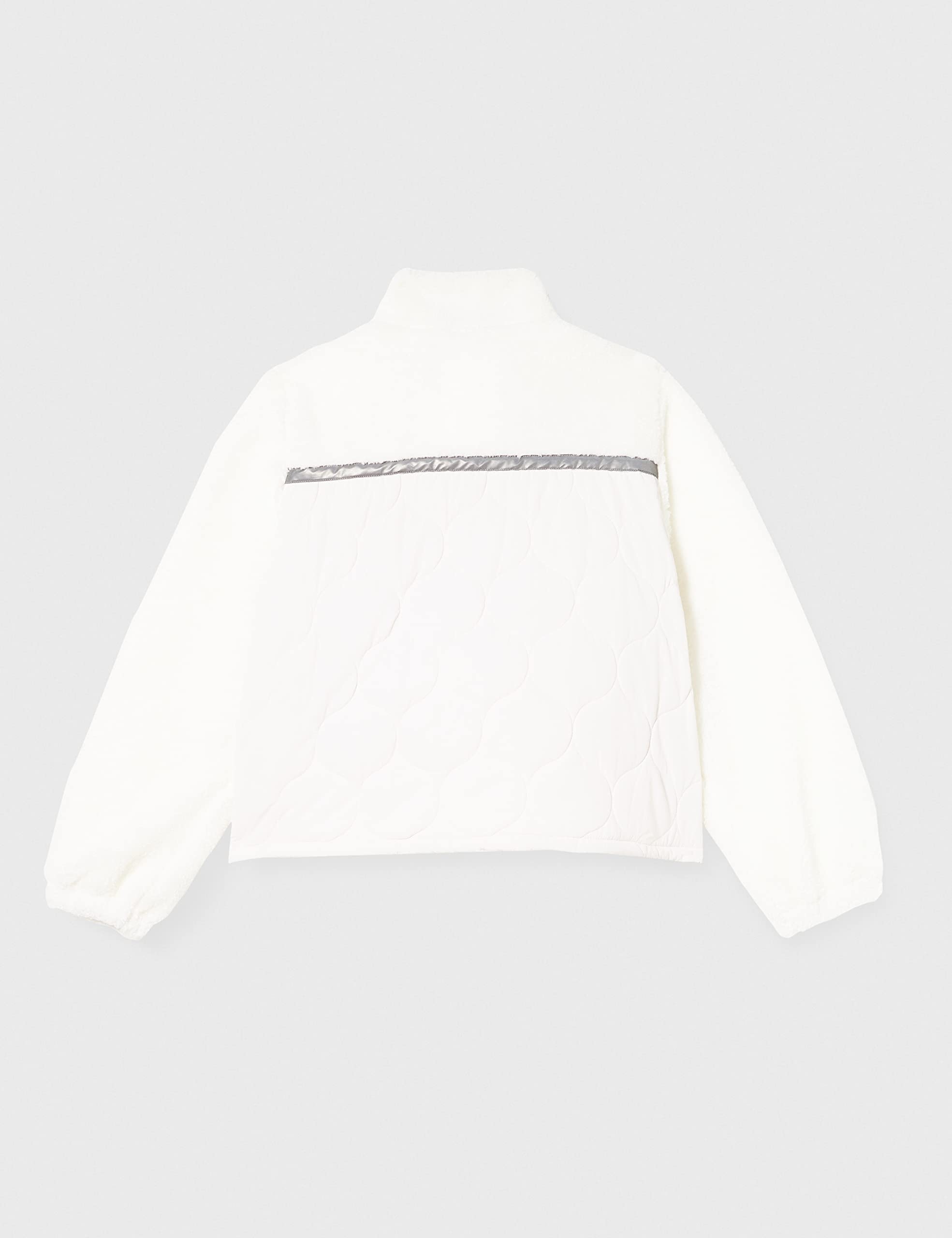 Qs By S.oliver Dámská Bunda Bílá Na Zip S Kožešinou XXL 6FA