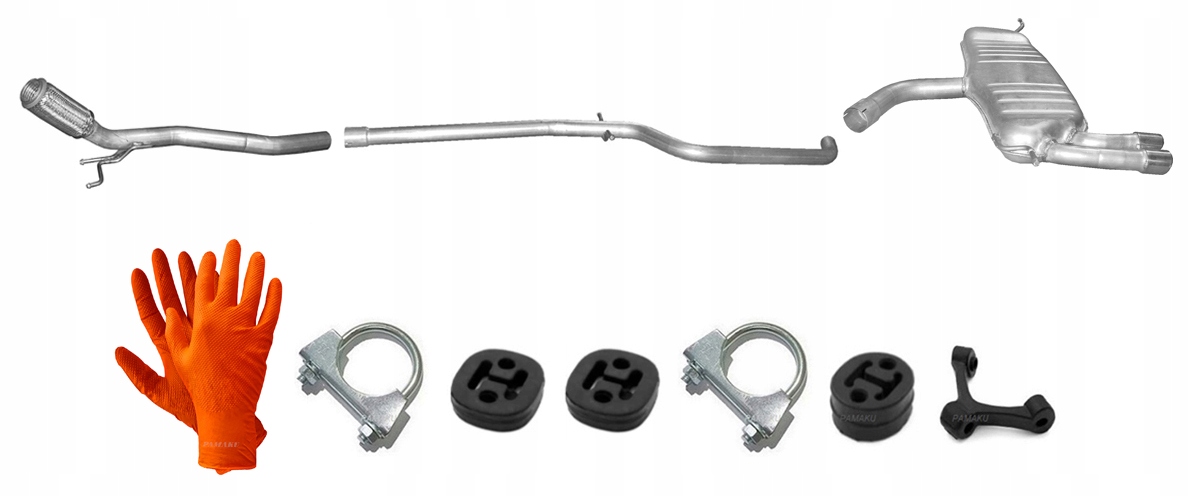 Audi A3 Sportback 1.9 TDi 77 kW (2005-6/2008) Výfukový Systém 5D