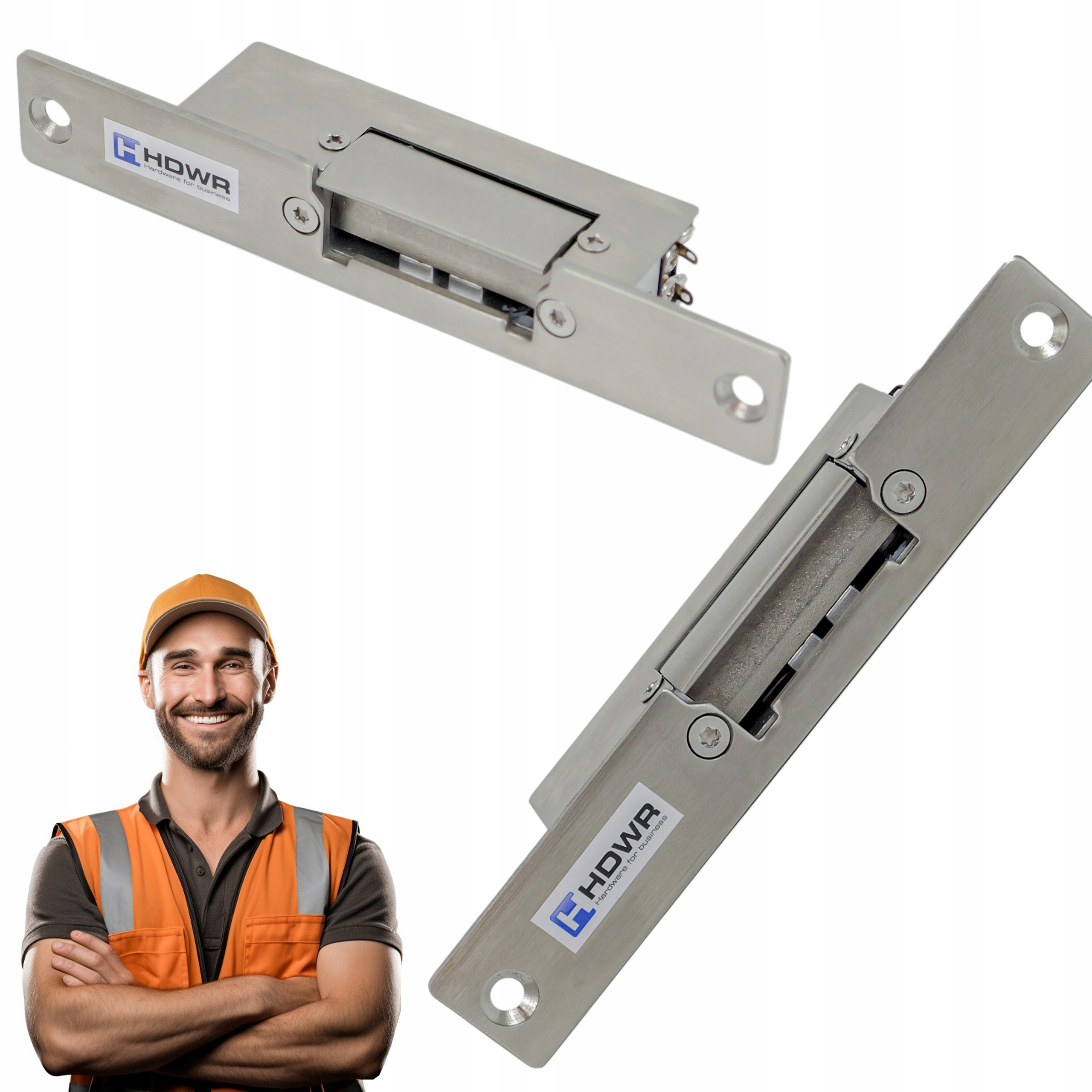 Elektrozáves Zámku Zapusteného Do Dverí DC12V Relé Nc Sila Do 500 Kg