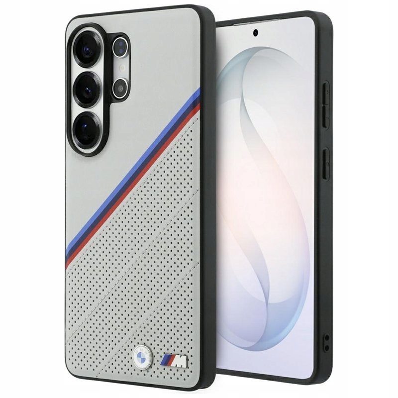 Bmw Tricolor Metal Logo MagSafe – Pouzdro pro Samsung Galaxy S26 Ultra (šedé)