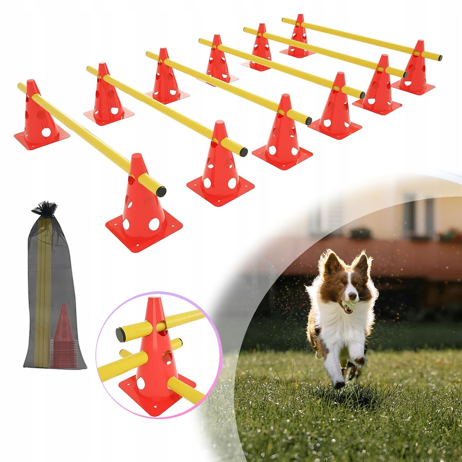 Agility Sports Sada Překážek Pro Zatloukání Trénink Pro Hry