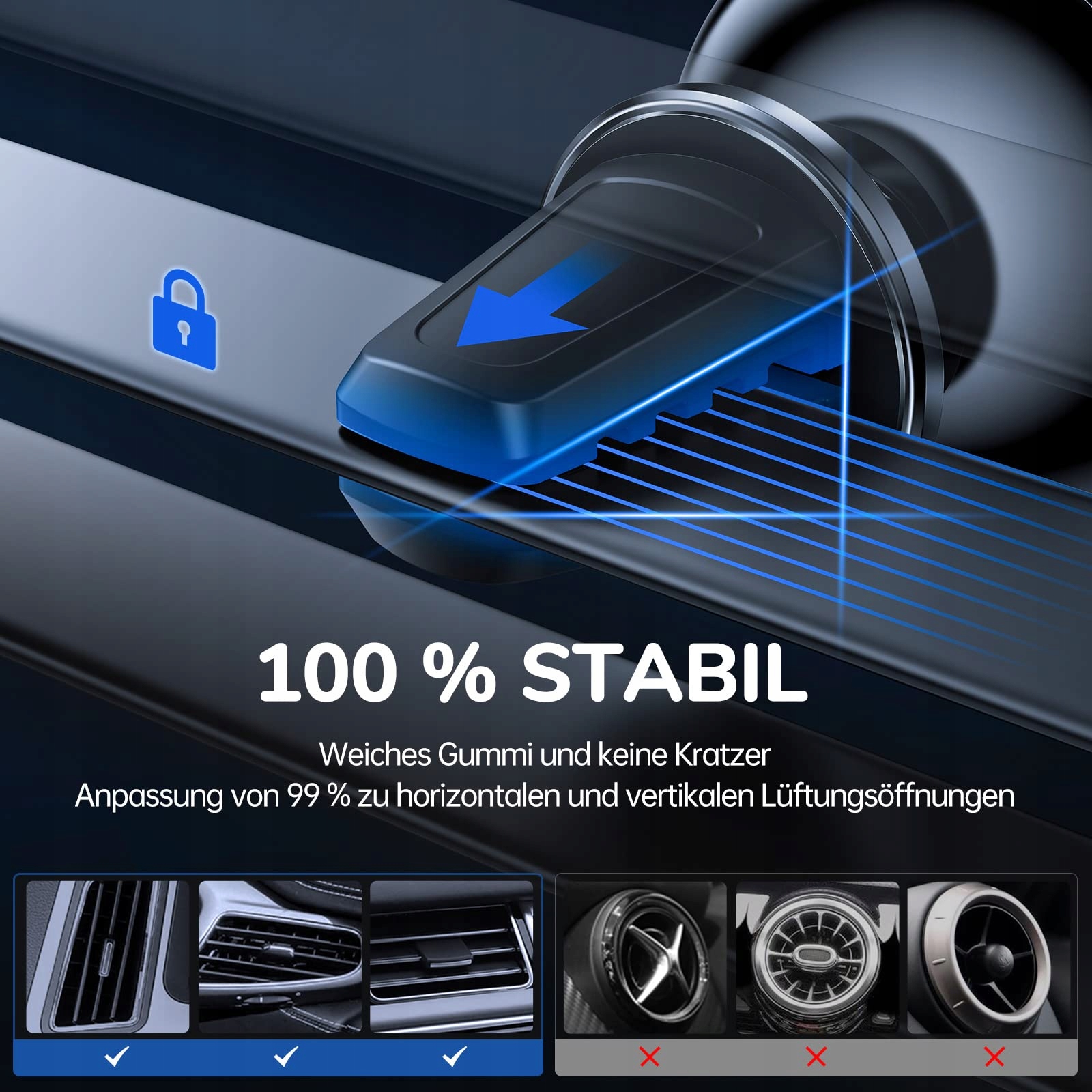 SYNCWIRE Magnetyczny Uchwyt Samochodowy 360 Stopni — miniatura 3