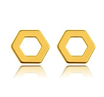 

Sztyfty wkrętki Sześciokąt srebro 925 pozłacane