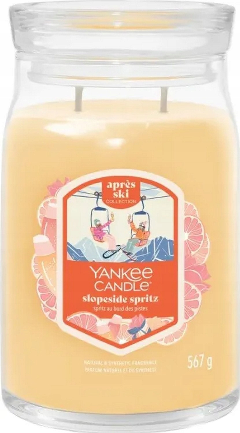 Yankee Candle Large Jar Slopeside Spritz Sójová svíčka se dvěma knoty 567 g