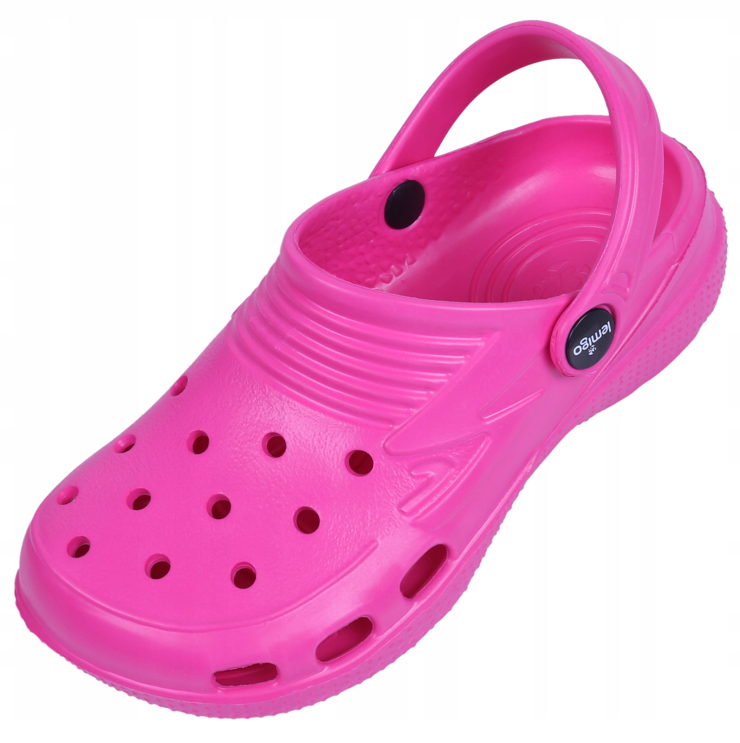 

Fuksjowe, dziecięce klapki croksy Lemigo 31 Eu