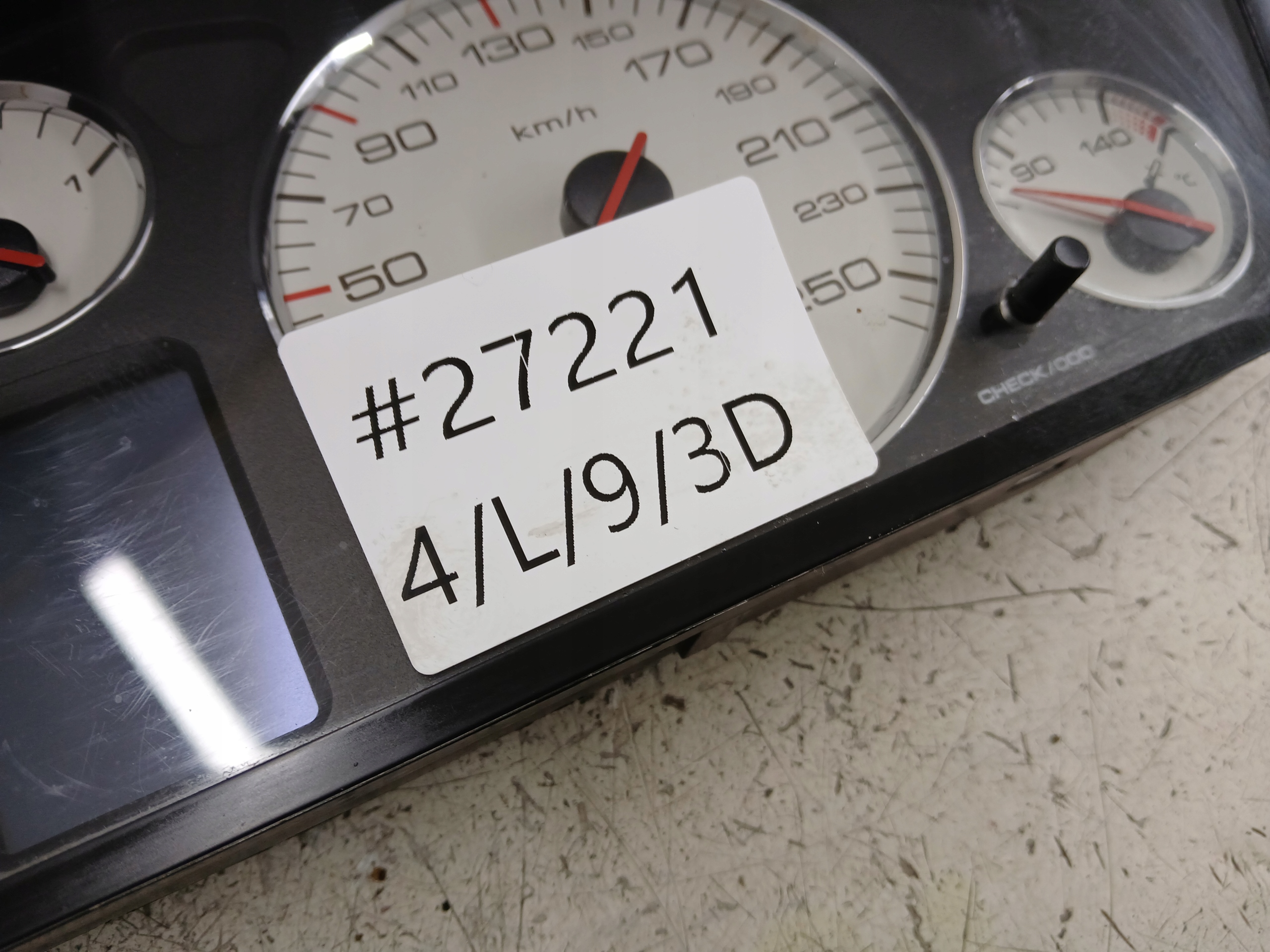 PEUGEOT 407 2.0 HDI dials dials 9658138480