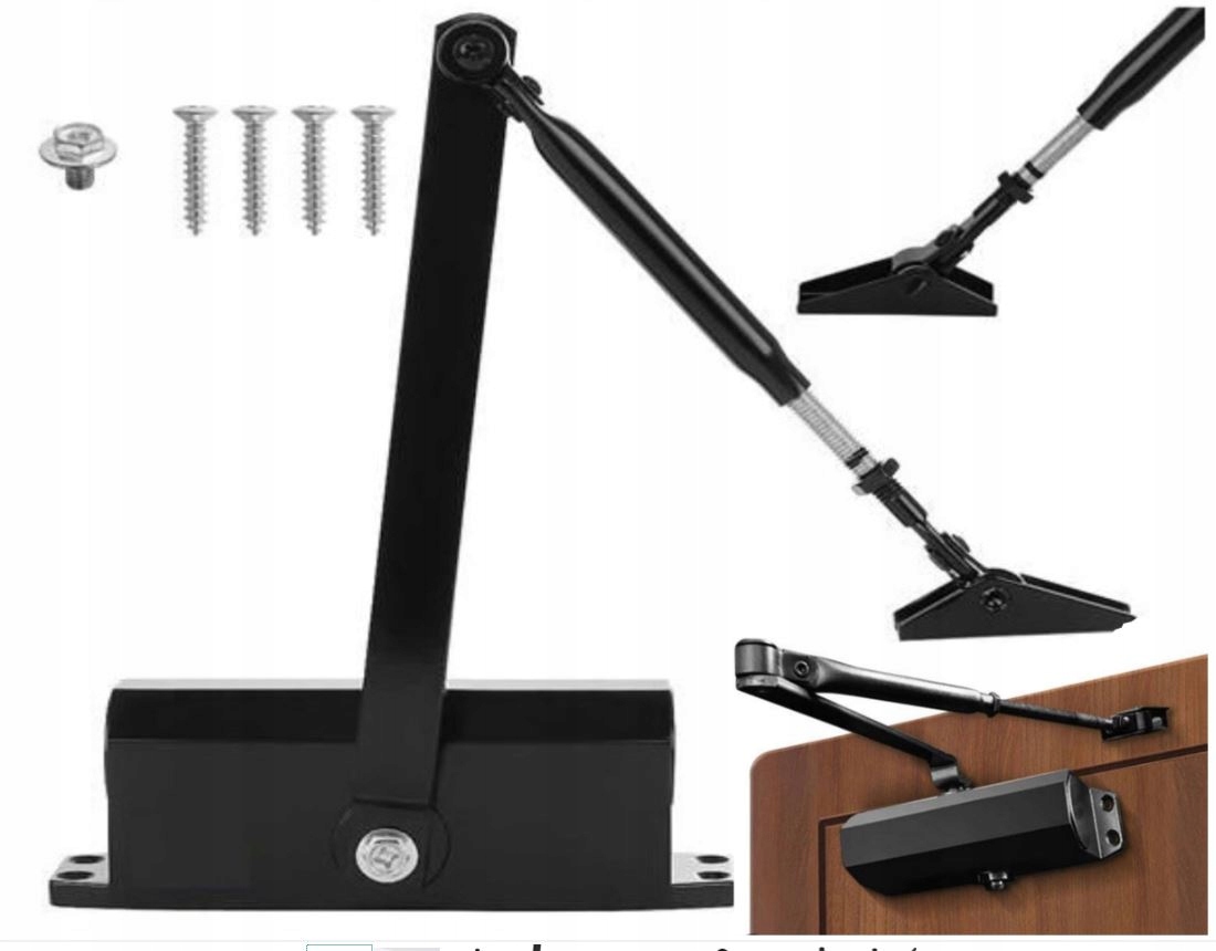 SAMOZAMYKACZ DO DRZWI ZEWNĘTRZNYCH DRZWIOWY 60kg