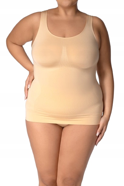 Queen Size Tričko Smoothwear champagne 7/8