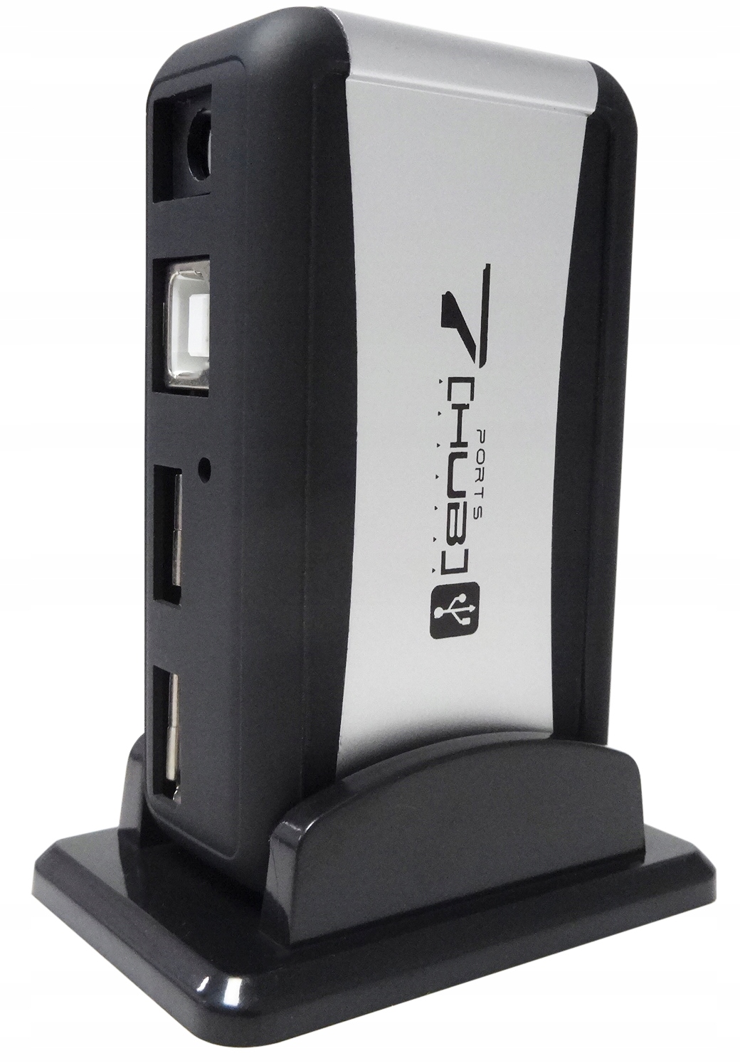 HUB Rozgałęźnik 2.0 7xUSB 7 Portów + Zasilacz Rozdzielacz Adapter 7w1