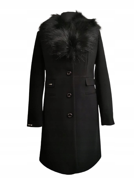 Adrianno Damianii dámský kabát černý, podzimní a zimní, klasický Paulina vel. 38