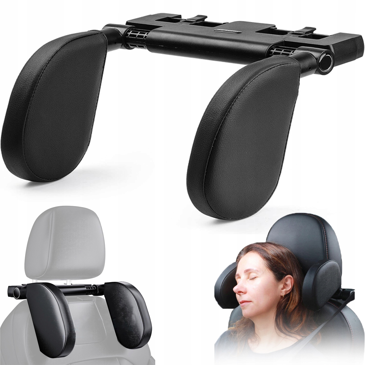 ZAGŁÓWEK KOMFORT OPARCIE GŁOWY PODUSZKA PODRÓŻNA DO SAMOCHODU REGULOWANA Producent części Inny