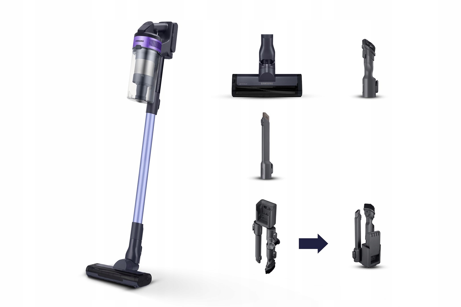 Odkurzacz bezprzewodowy pionowy Samsung Jet 60 Turbo VS15A6031R4/ET