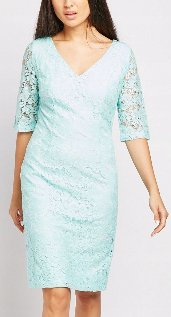 

Bodyflir elegancka sukienka 44 UK16 XXL koronka