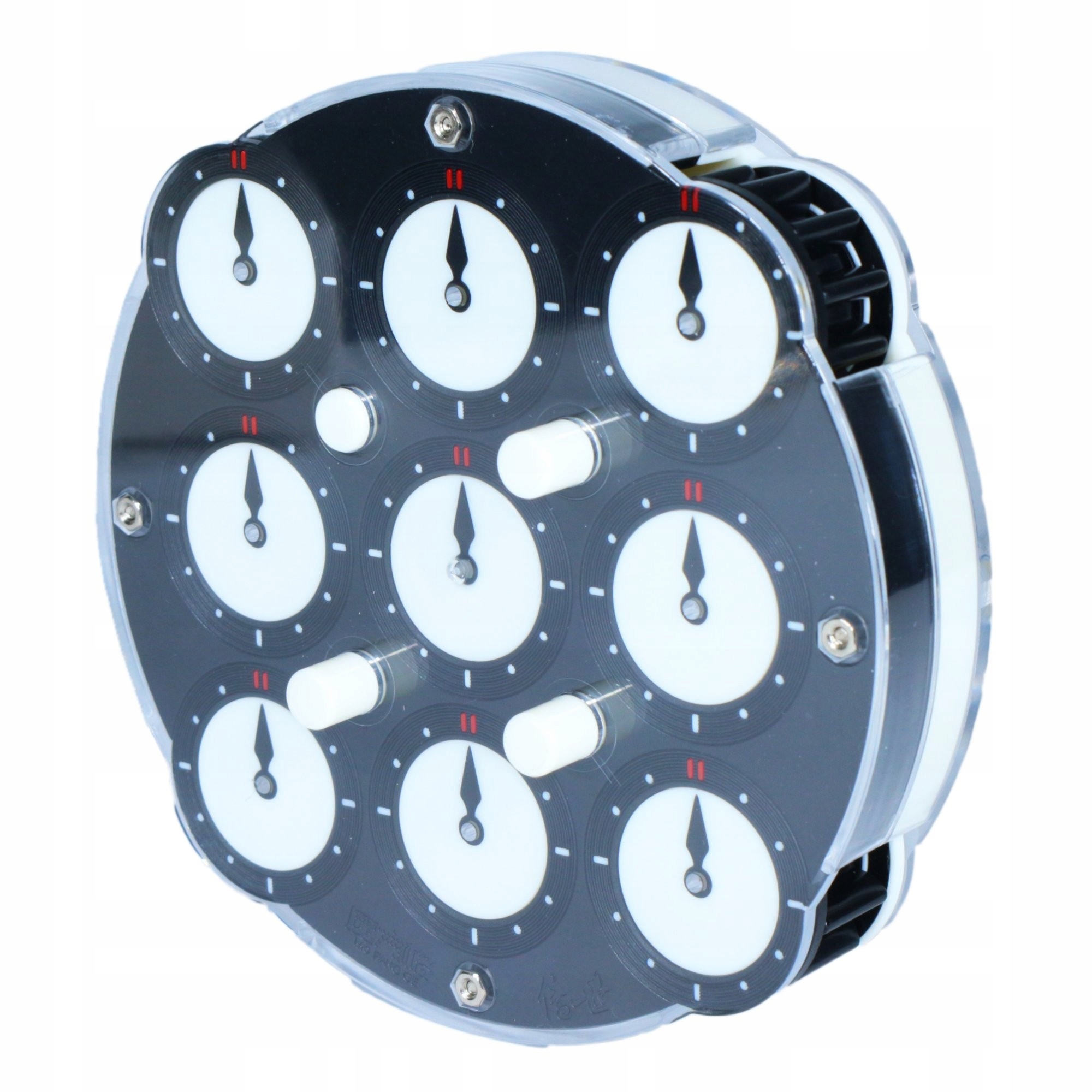 

QiYi Clock black+white