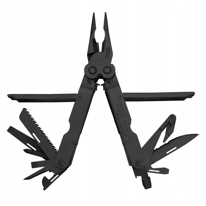 Multifunkční kleště Sog Powerlock Eod W/V-Cutter Black Oxide