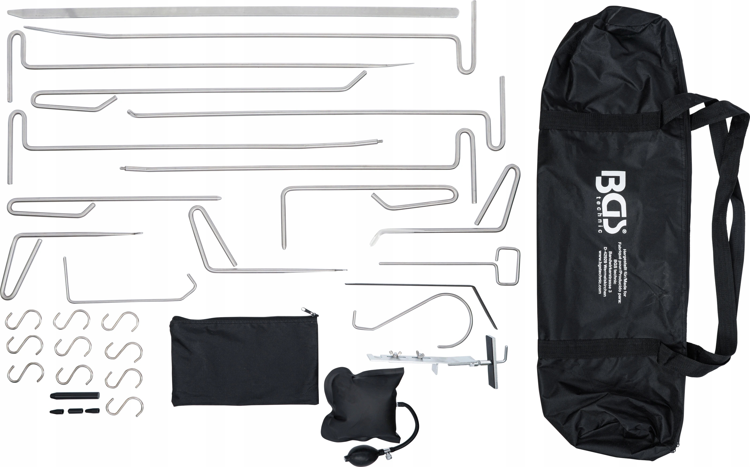 Bgs 1639, Súprava prípravkov na opravu karosérie 30dielna