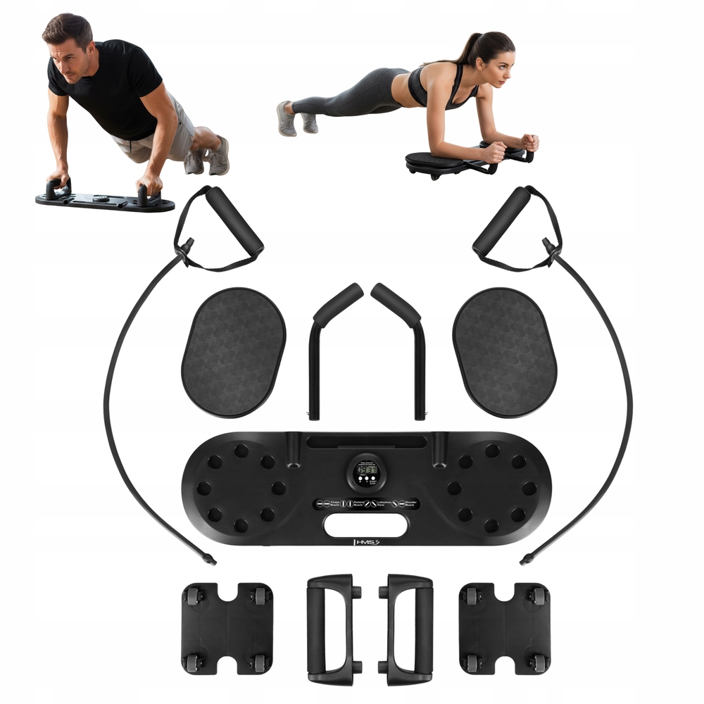 Multifunkční deska pro cvičení Břišních Svalů a pumpiček expandéry 3v1