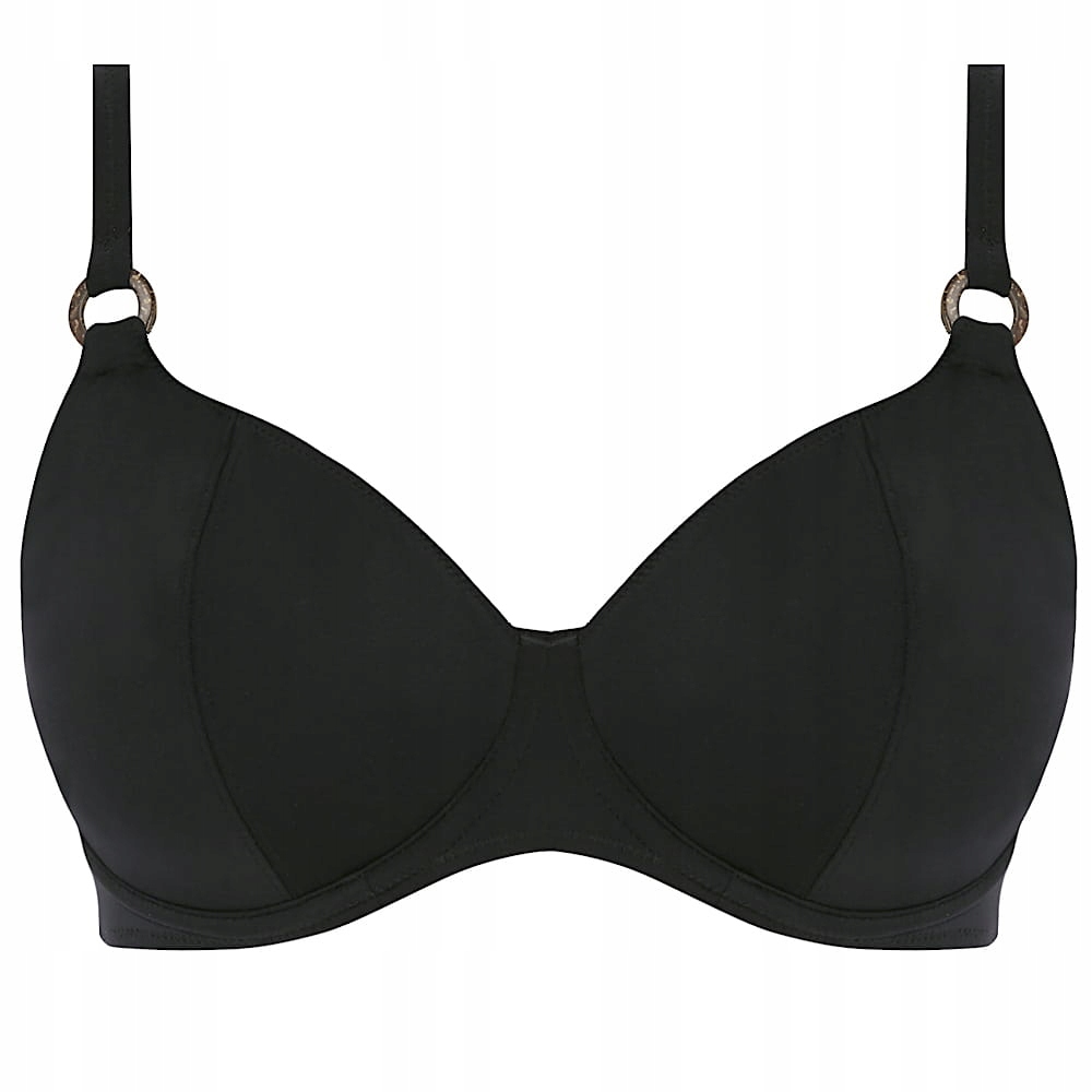 Černé plavky s podvazkem Freya Coco Wave, velikost 65F 30E