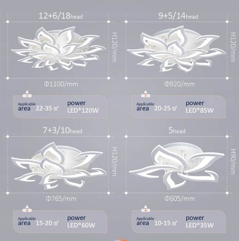 LAMPA SUFITOWA 41W ŻYRANDOL LED PILOT+APP KONTROLA Marka GOECO