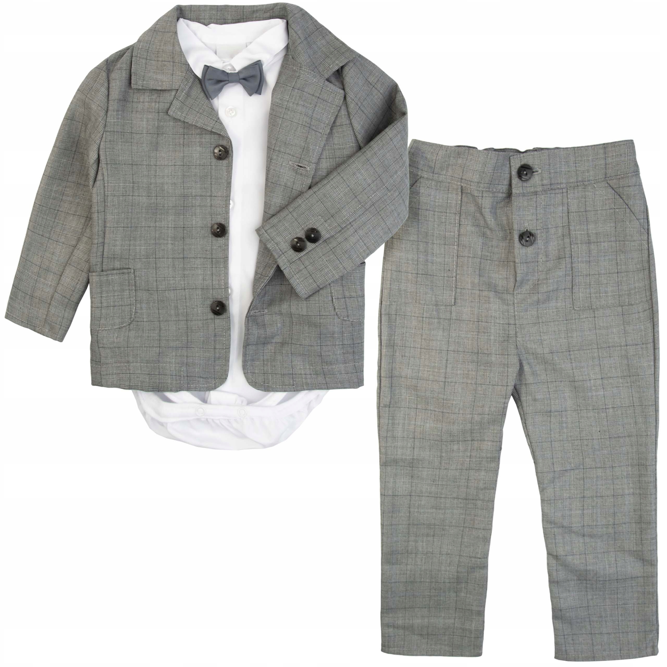 GARNITUR Z KOSZULOBODY marynarka spodnie mucha 80