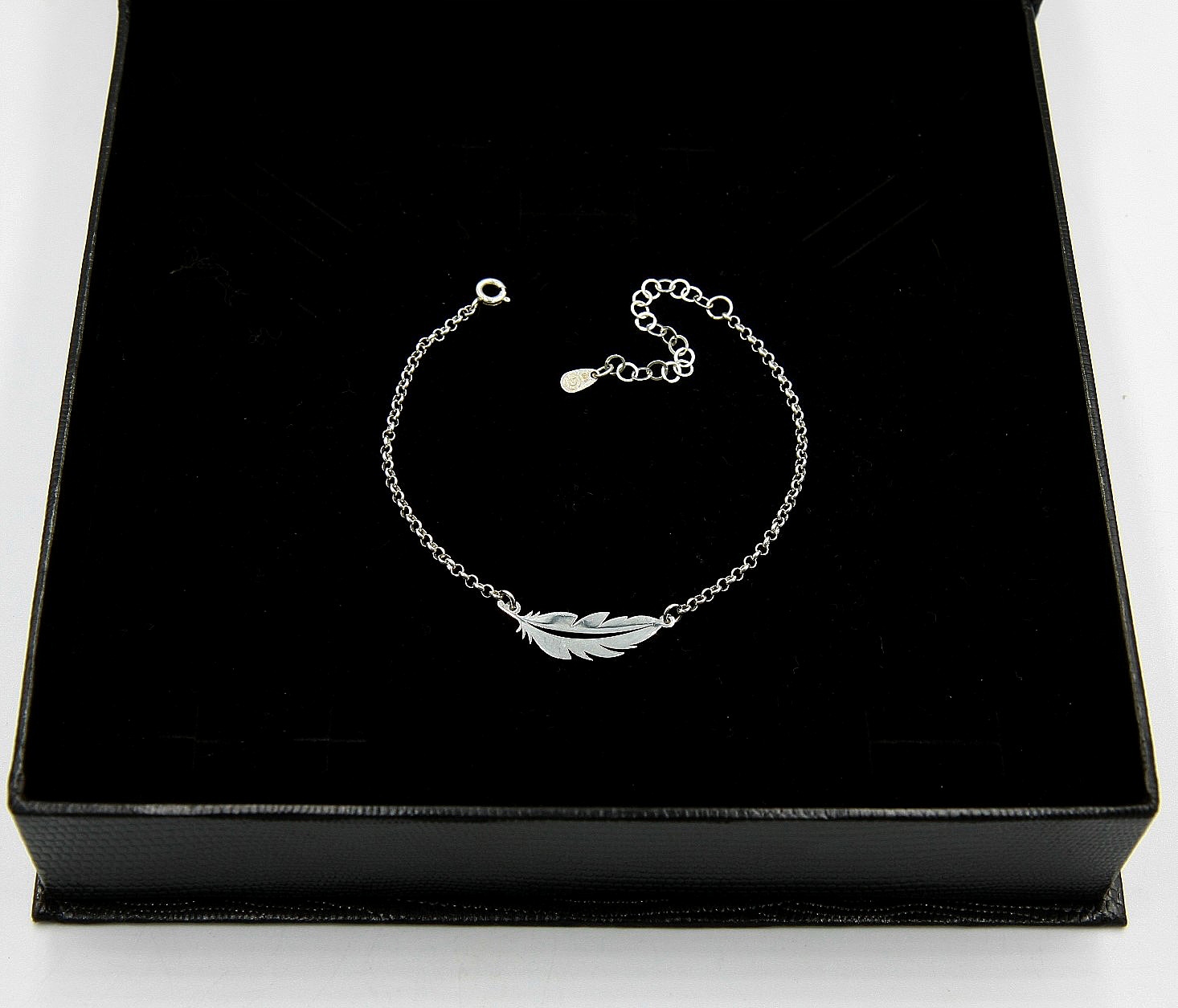 

Bransoletka ażurowe piórko Srebro 925