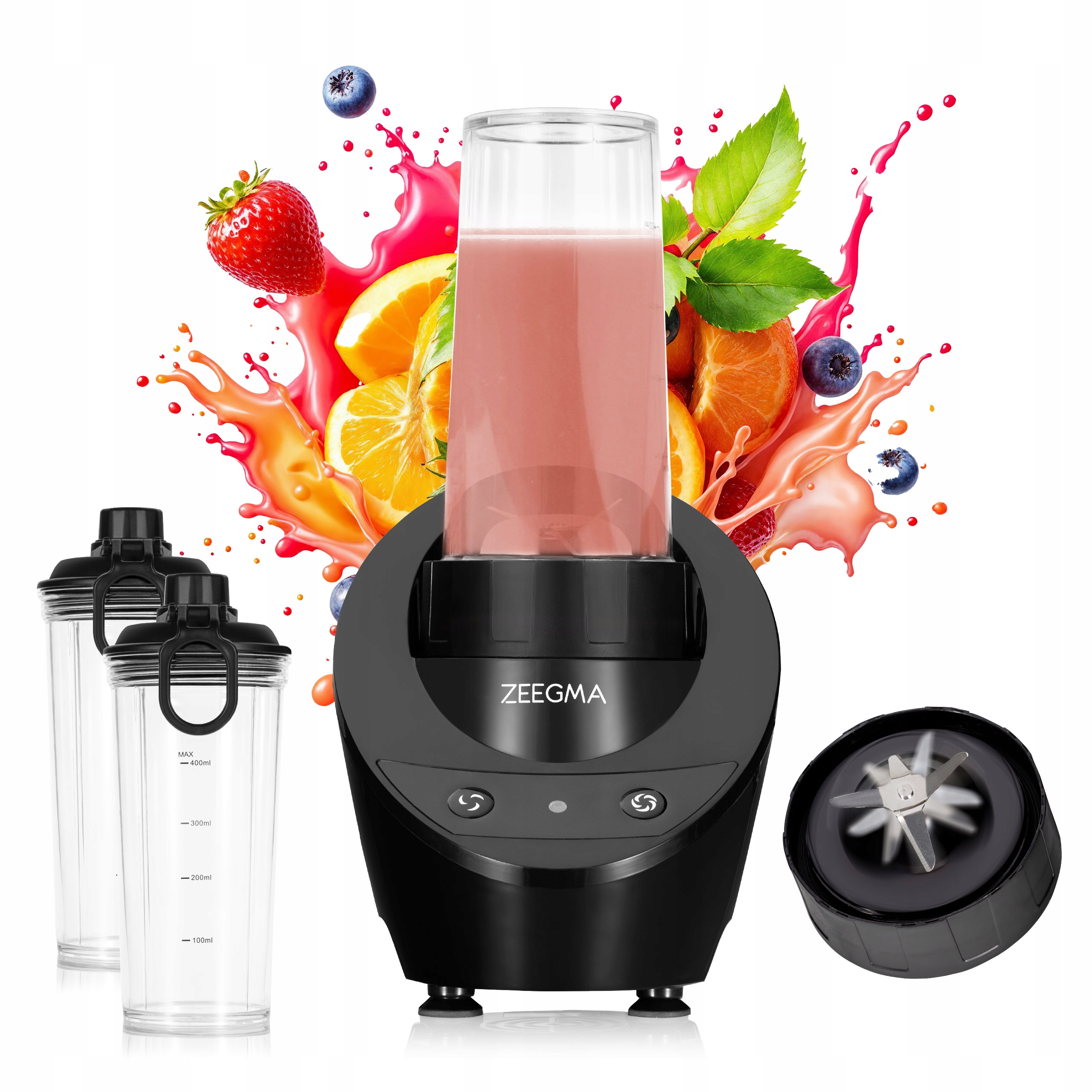 Stolní Mixér Ze-vitamine Base – Pro Džusy, Koktejly, Drcení Ledu