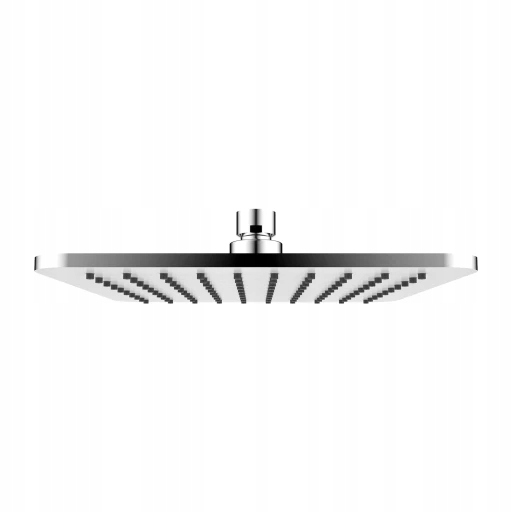 Slimline dažďová sprcha, 20 x 20 cm, chróm/biely lesk