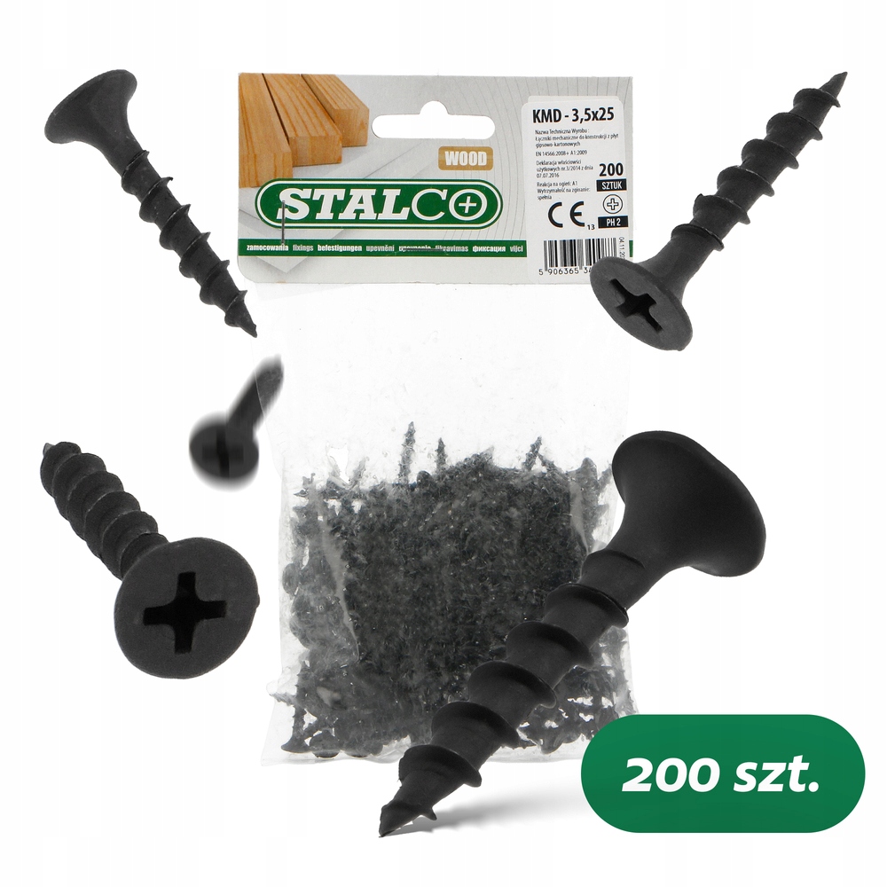 Wkręty do drewna Stalco 3,5 x 25 mm 200 szt.