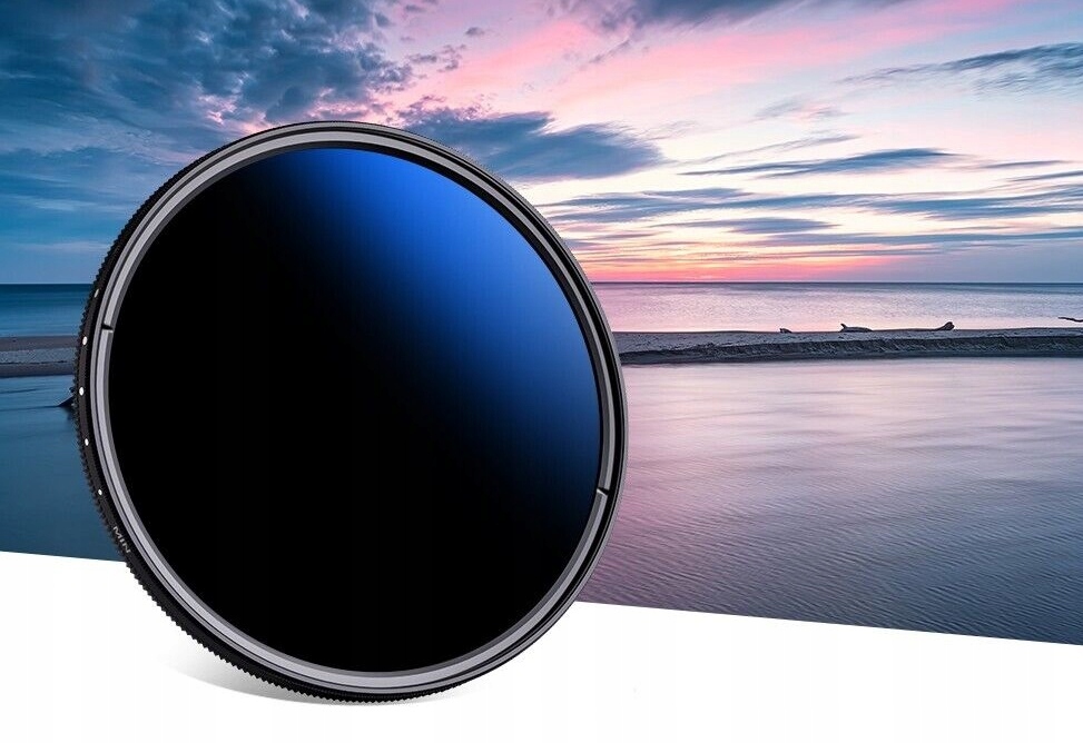 FILTR 58mm 58mm K&F CONCEPT Typ FADER SZARY REGULOWANY Nano-C ND2-ND2000 Model KF01.2442