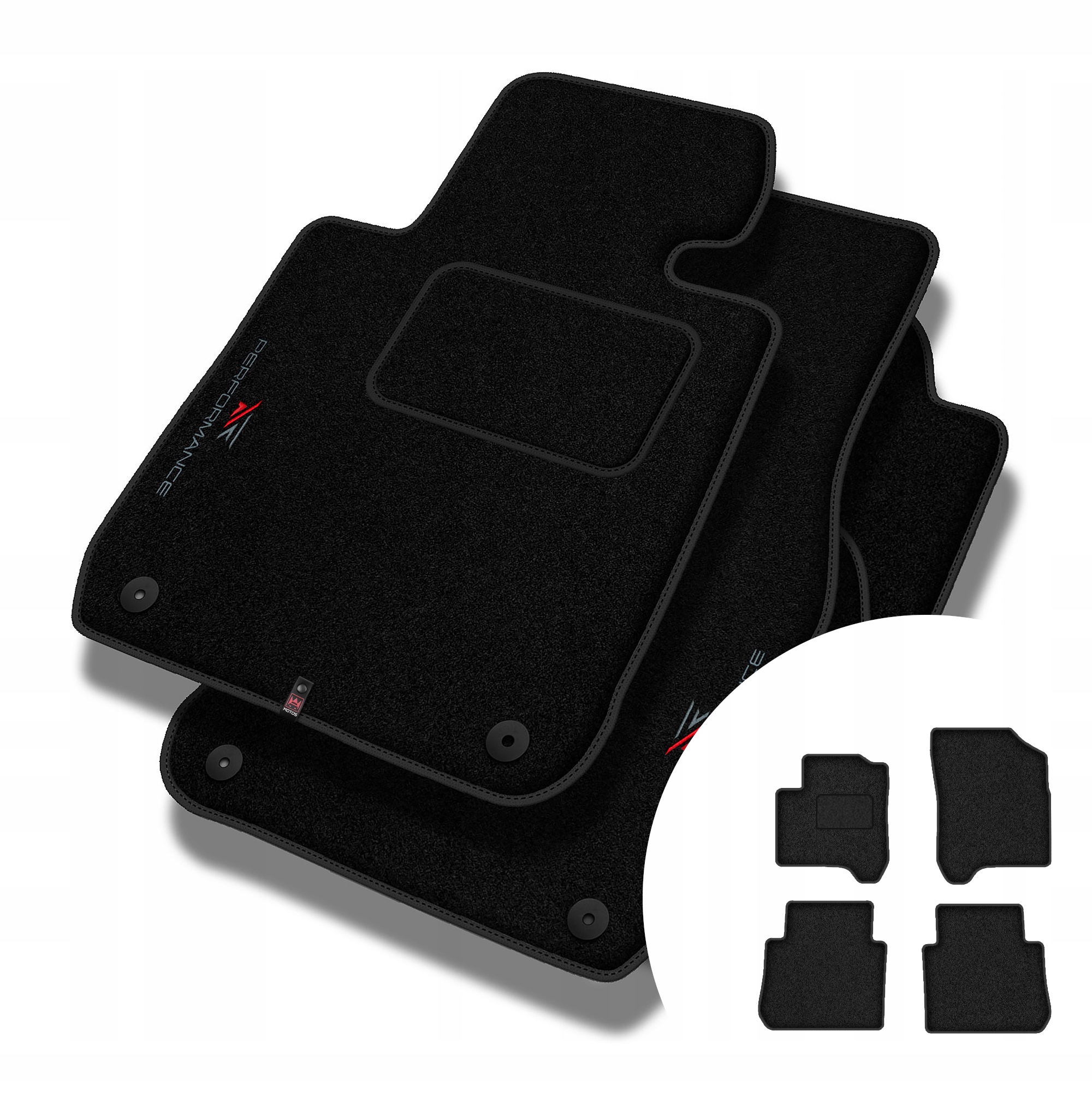 Velurové koberce Performance pro Citroen C3 Picasso 2008-2017