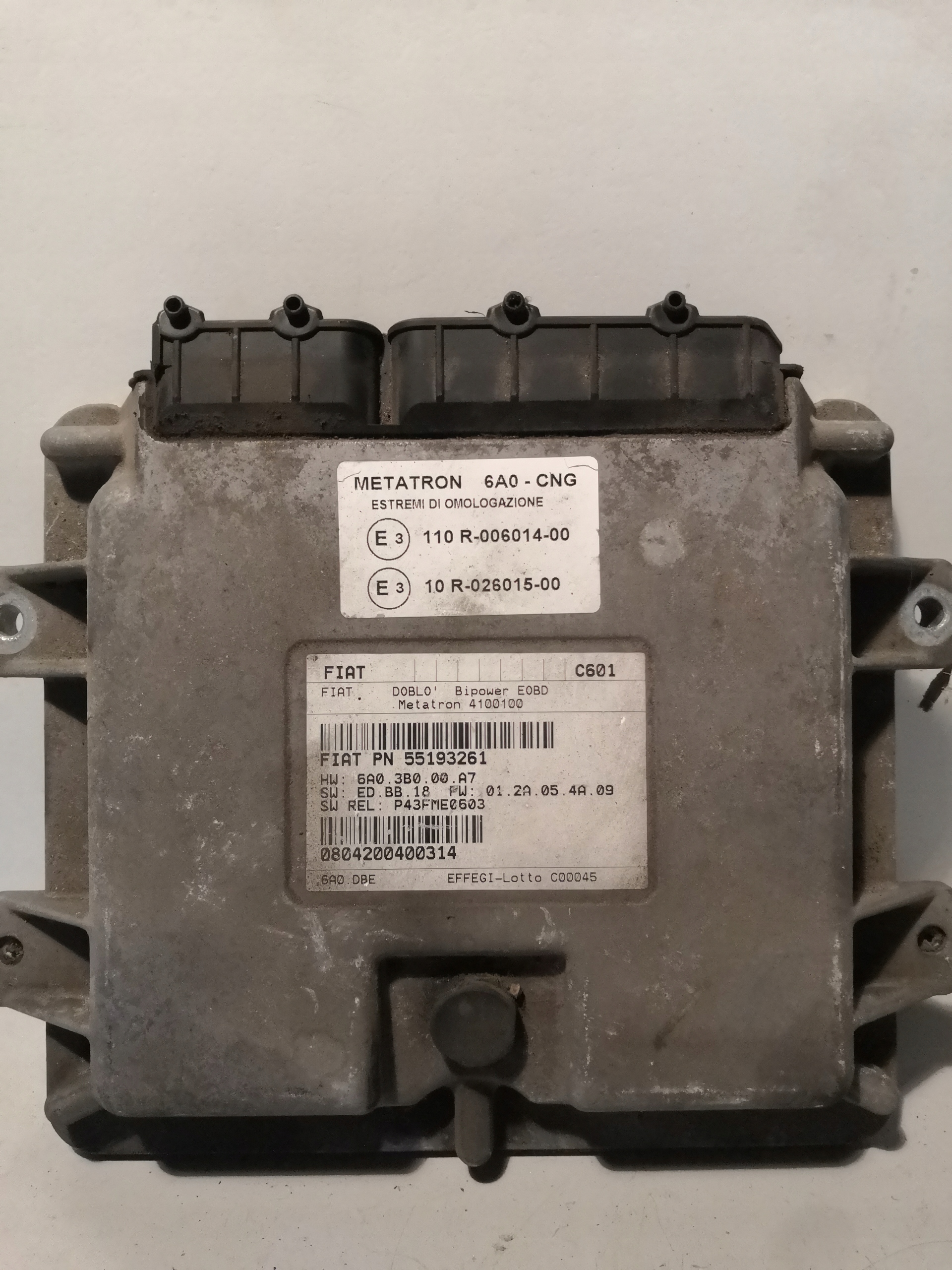 55193261 - РЕГУЛЯТОР ВПРИСКУВАННЯ СПГ FIAT DOBLO-55193261