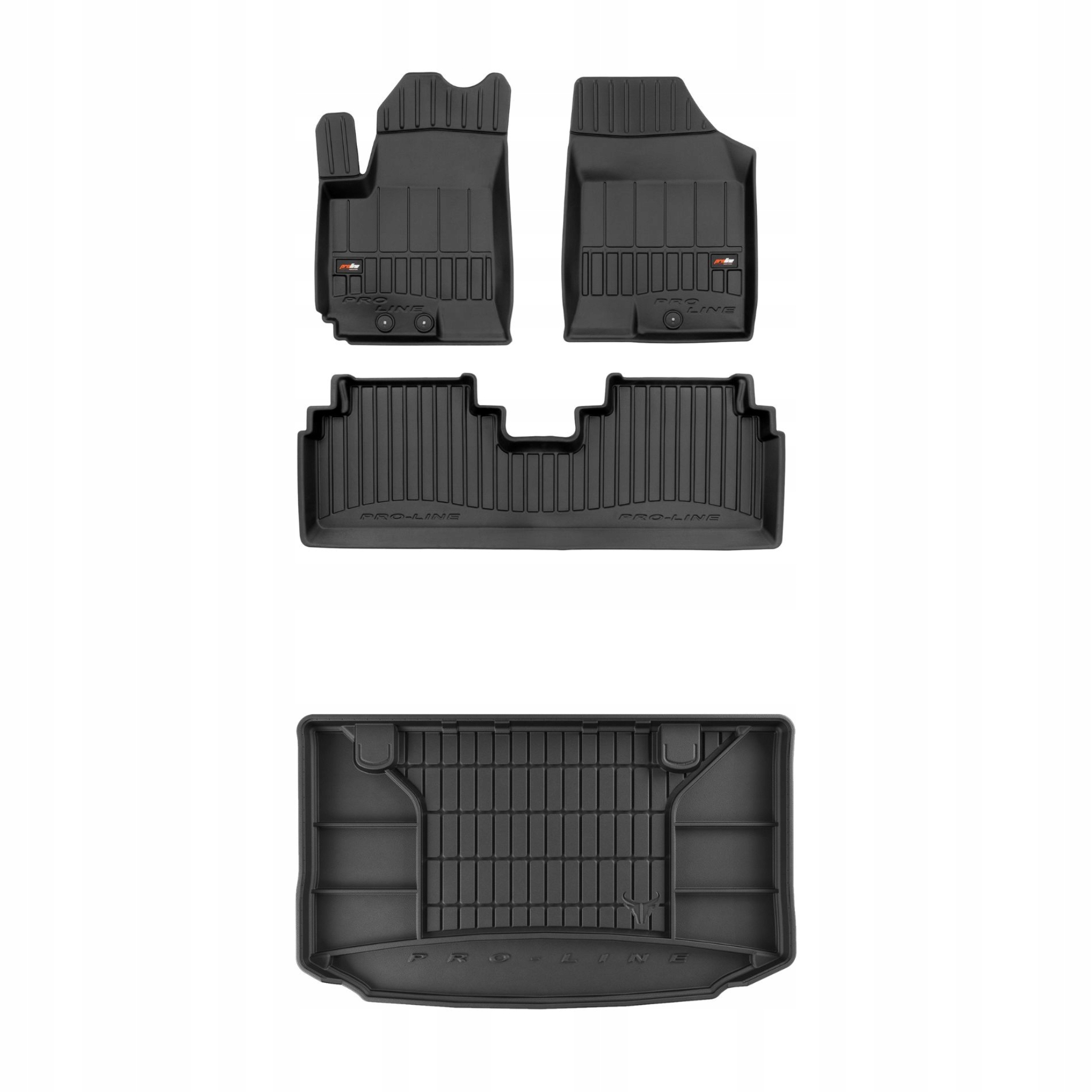 Sada gumových kobercov a rohoží pre Kia Venga 2009-2019