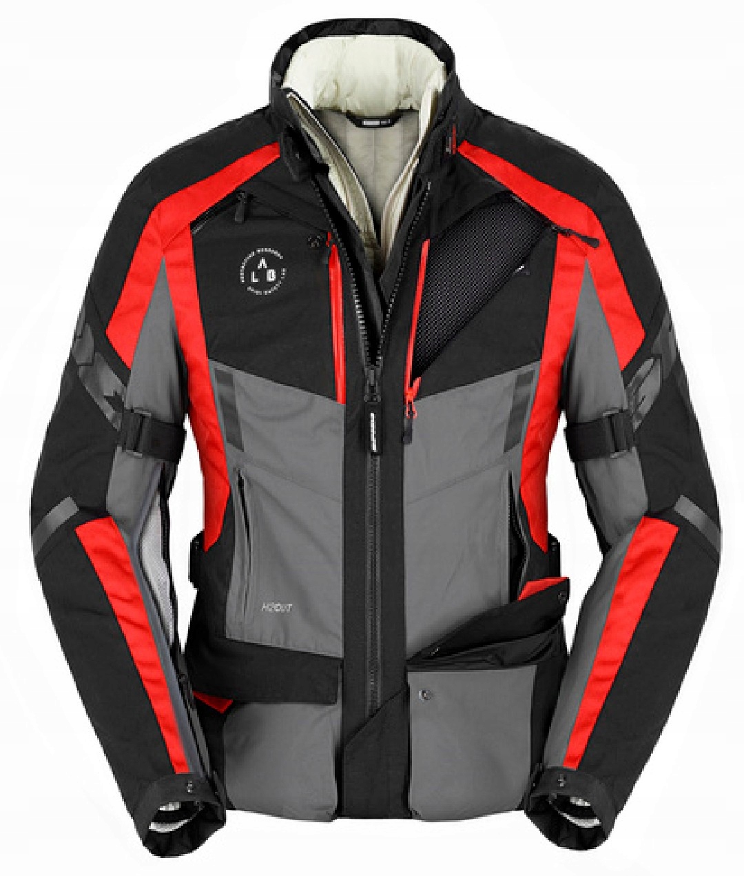 Textilná bunda Spidi 4 Season Evo Lady čierna/šedá/červená S