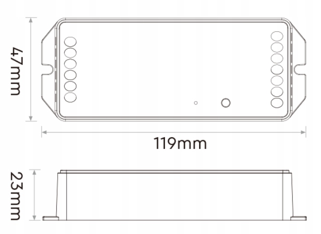 MiBoxer PZ5 Kontroler taśm LED 5w1 Zigbee 3.0 TUYA RGBW RGB+CCT Mi-Light EAN (GTIN) 6970602185570