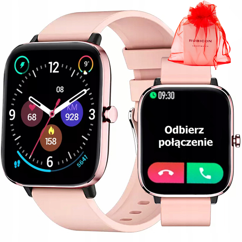 

Smartwatch Damski Rozmowy Kroki Fb Termometr Pl