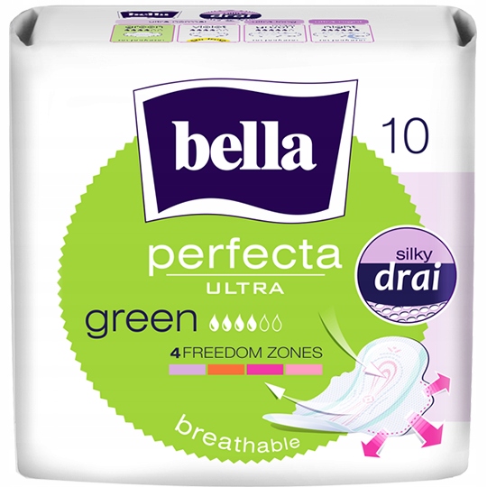 

Podpaski Bella Perfecta Ultra green 10szt skrzydeł