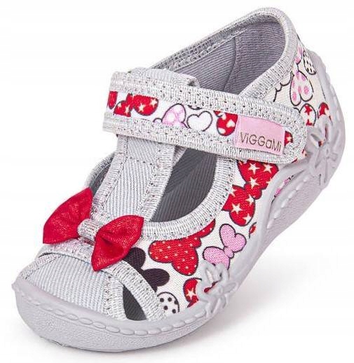 

Tenisówki dziecięce Viggami Marysia szare 19-25