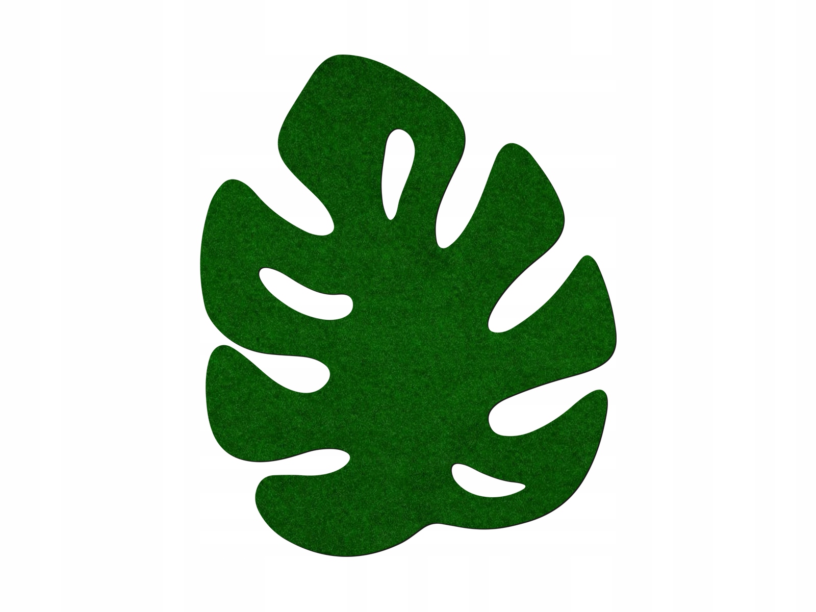 

Podstawka filcu na imprezę hawajską monstera 36cm