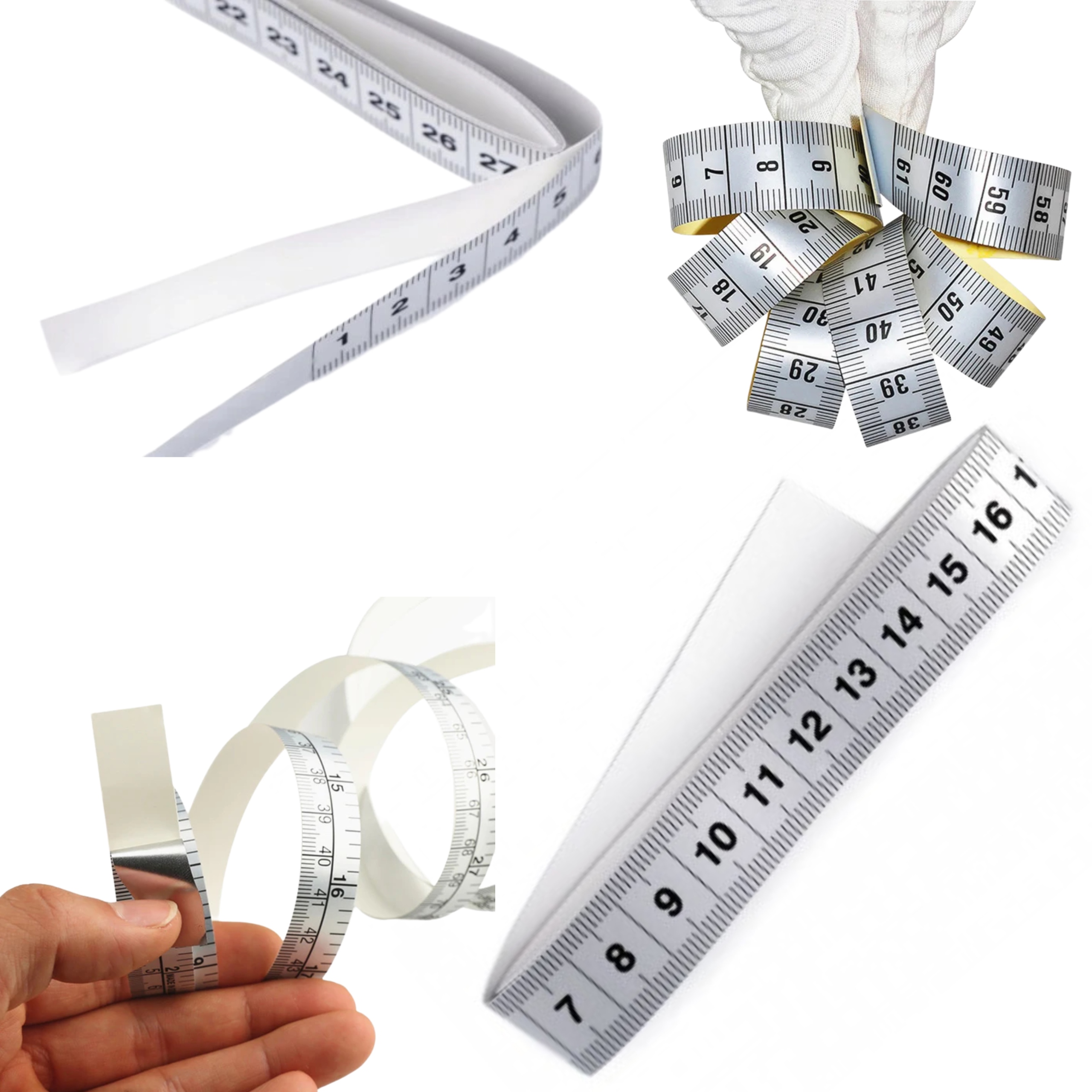 Miara samoprzylepna taśma centymetr krawiecki 1,5m