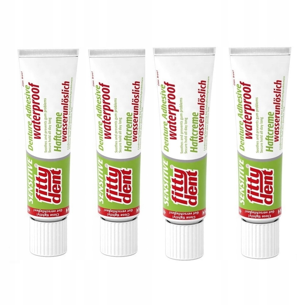 4x Fittydent Klej Do Protez Z Alosesem 40g