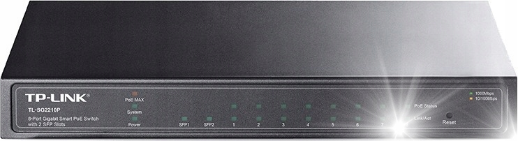 TP-Link Omada TL-SG2210P Switch 8 x PoE+ 2xSFP