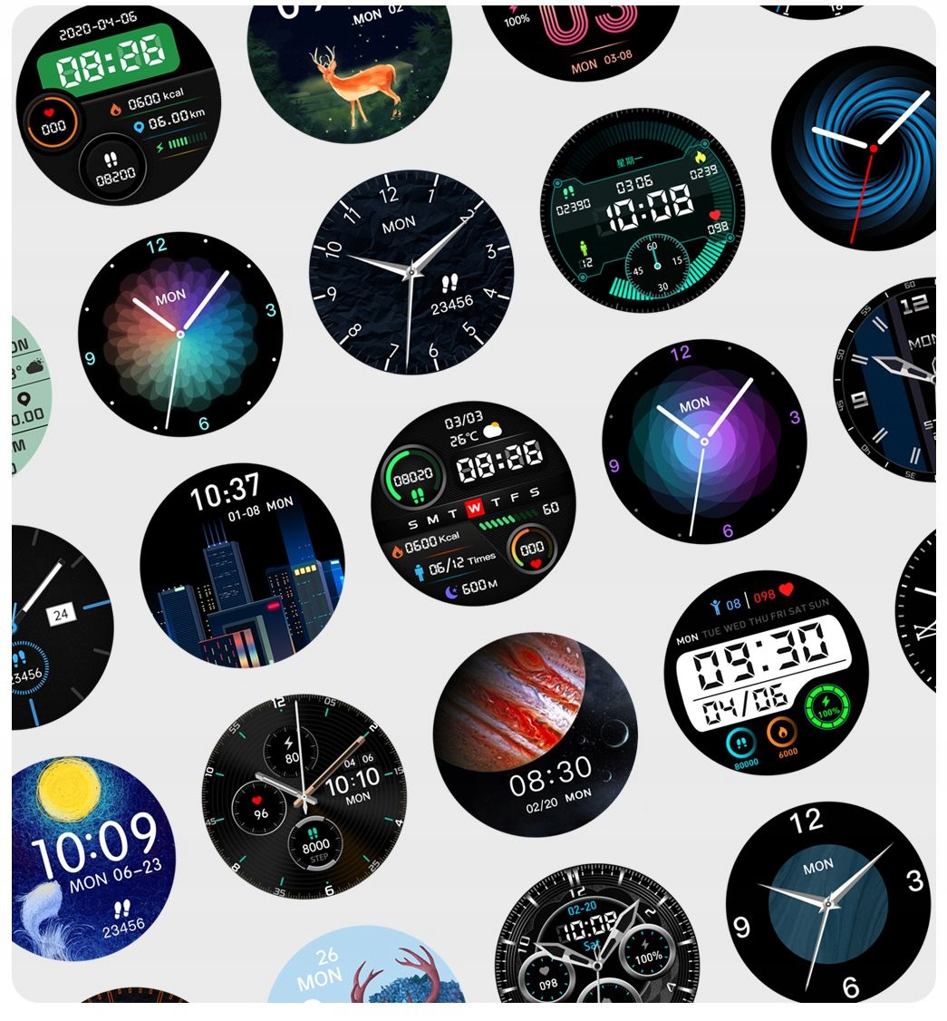 Smartwatch Mibro Lite AMOLED Czarny MIBAC_LT Kolor czarny