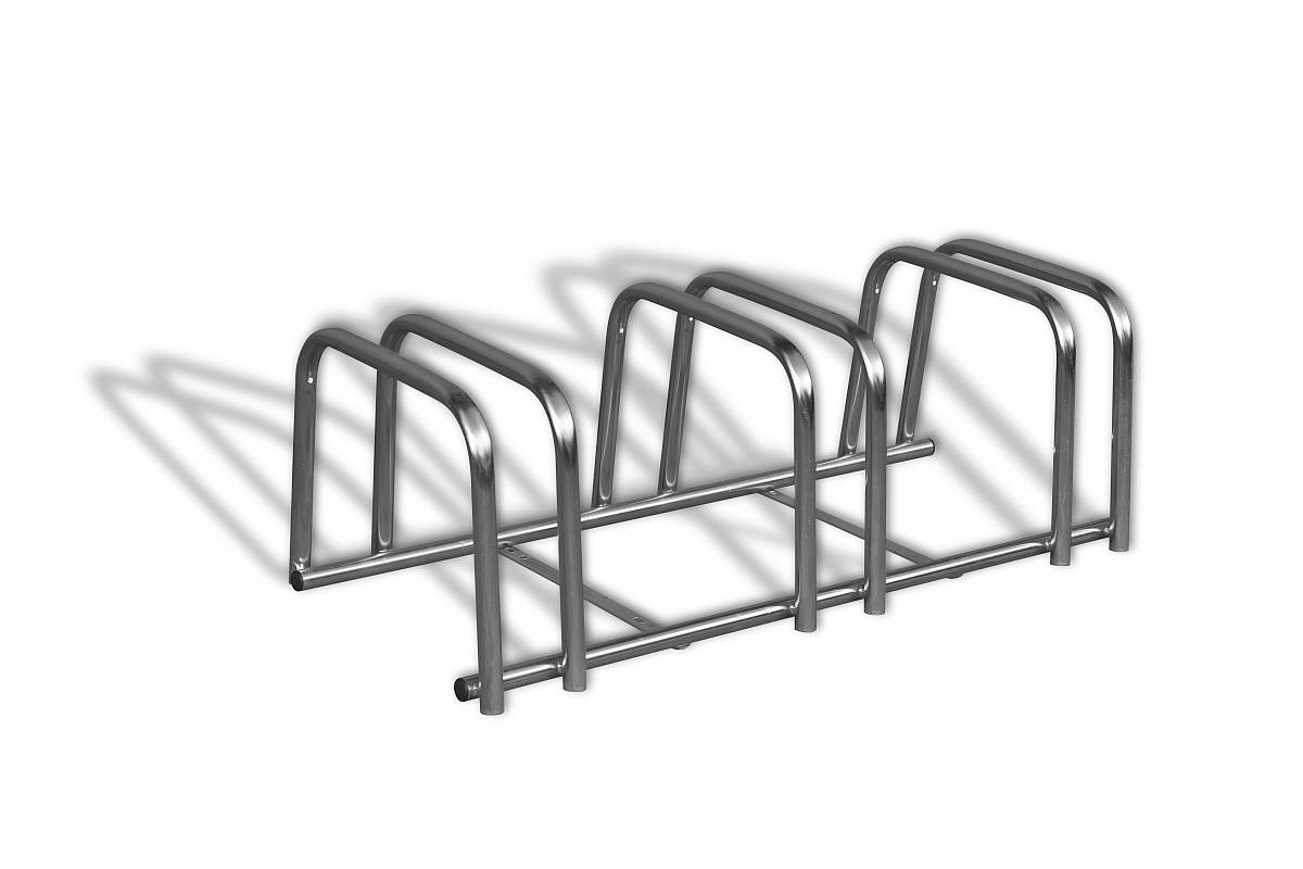 Stojak na 3 rowery U stalowy ocynkowany